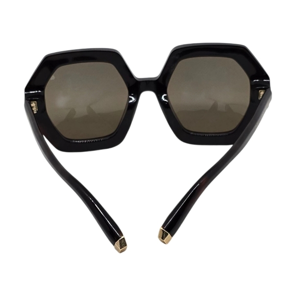 PHILIPP PLEIN Hexagonal brown Sunglasses - Picture 8 of 8